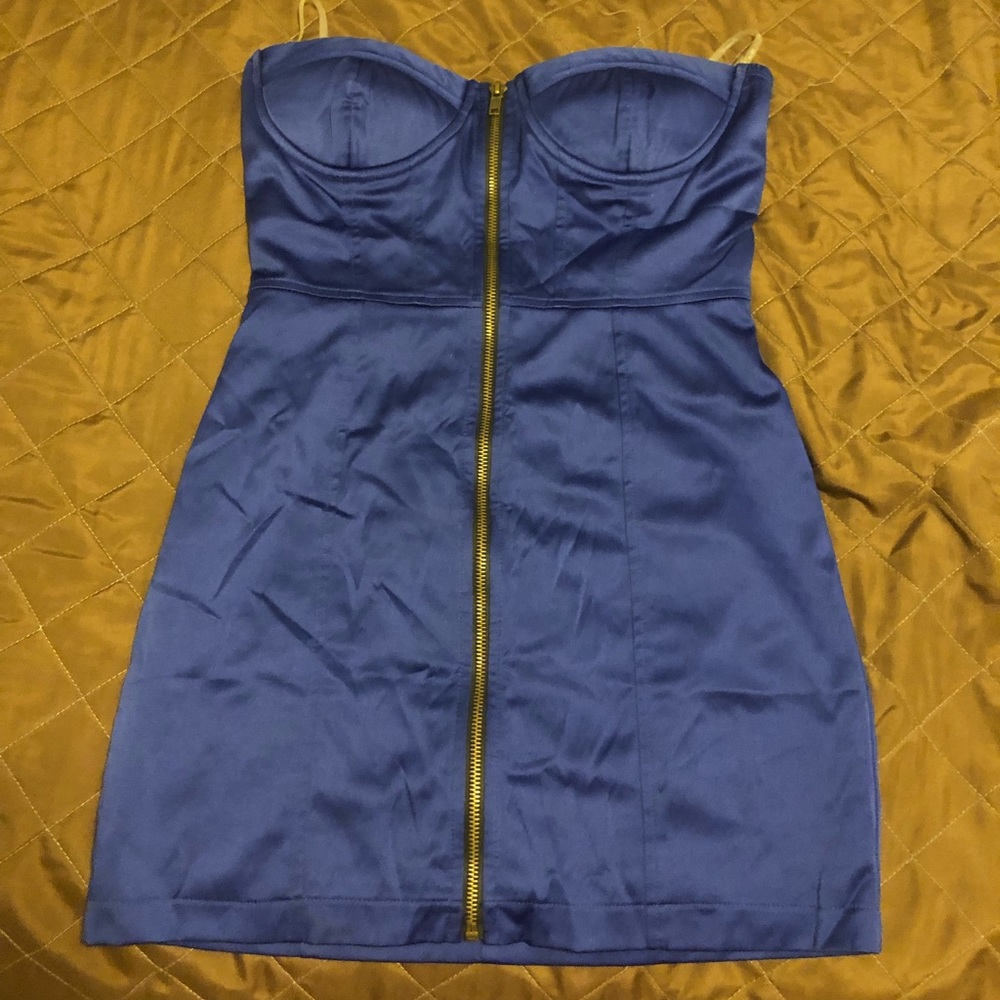 Forever 21 Zip front mini dress